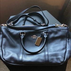 Navy Blue Coach purse